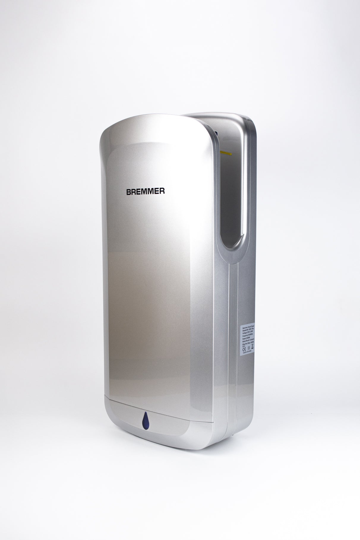 Bremmer Prime Blade Hand Dryer Silver Bremmer Hand Dryers